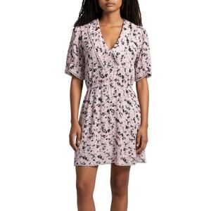 Aritzia Sunday Best Aki Floral Dress Pink